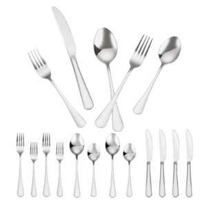 30-Piece Silverware Set Stainless Steel Cutlery Flatware Utensil Kitchen For 6